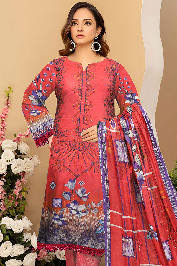 Zaib Tan Banarasi Lawn`25 (Vol-1017) D#06
