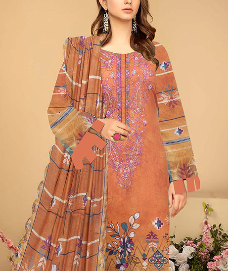 Zaib Tan Banarasi Lawn`25 (Vol-1017) D#07
