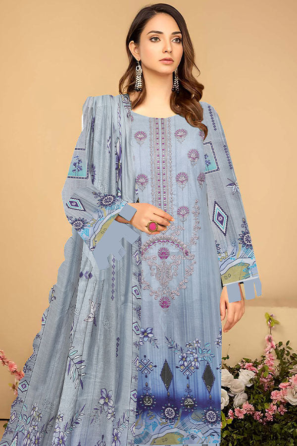 Zaib Tan Banarasi Lawn`25 (Vol-1017) D#08