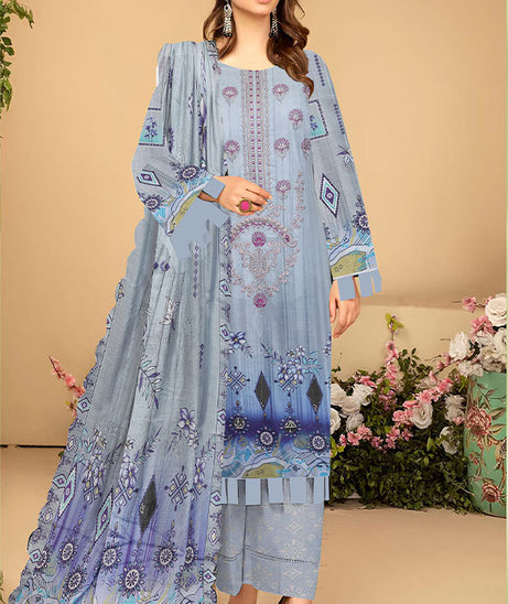 Zaib Tan Banarasi Lawn`25 (Vol-1017) D#08