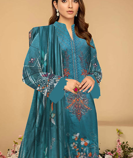 Zaib Tan Banarasi Lawn`25 (Vol-1017) D#09