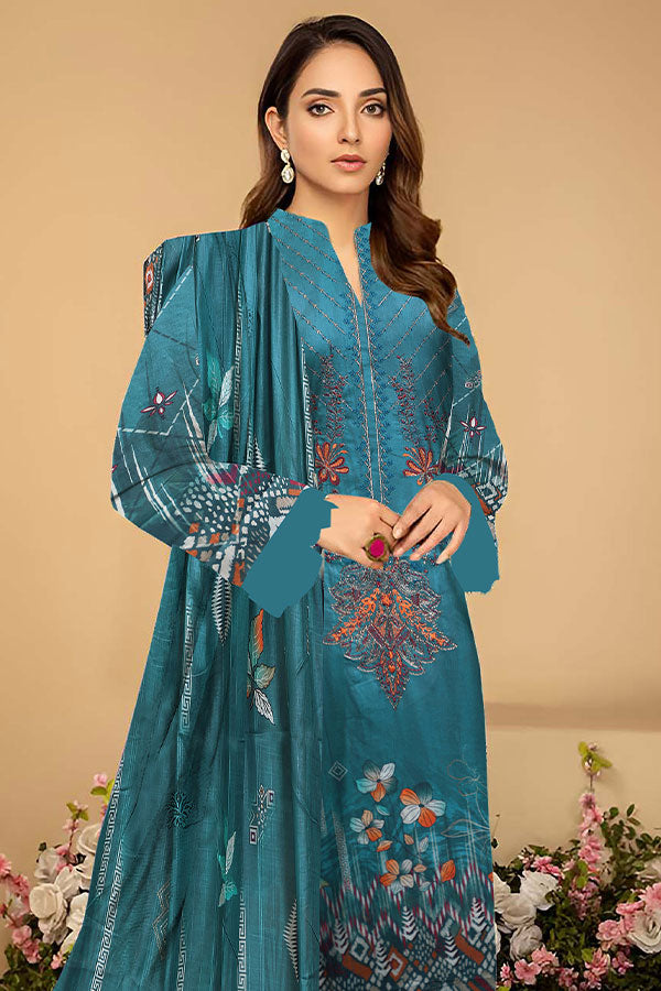 Zaib Tan Banarasi Lawn`25 (Vol-1017) D#09