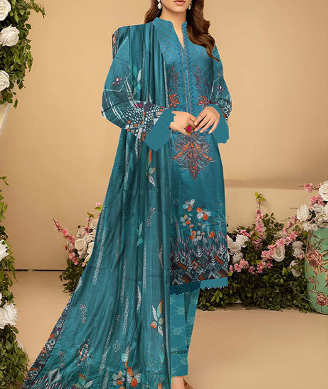 Zaib Tan Banarasi Lawn`25 (Vol-1017) D#09