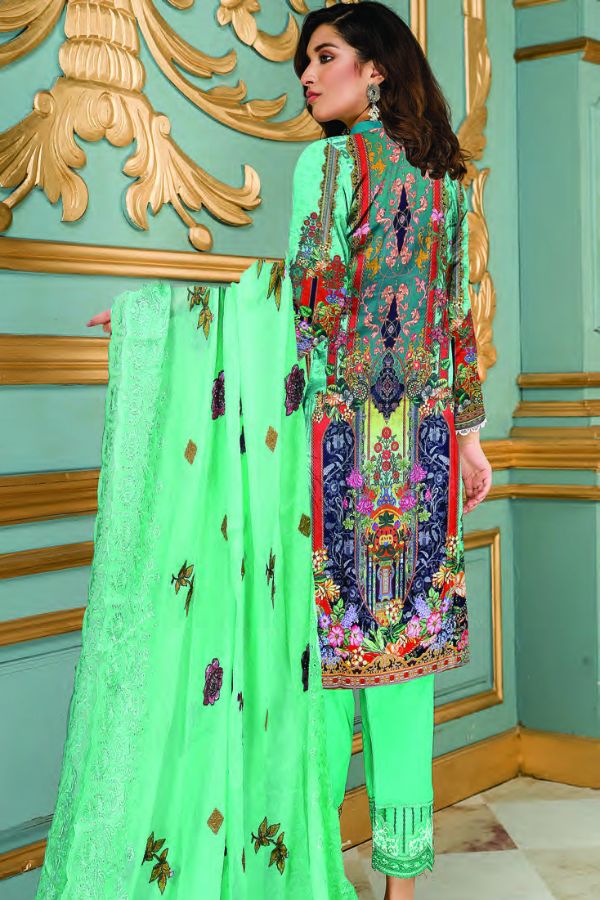 Zaib Tan Luxury Emb Lawn`22 (Vol-3) D#04