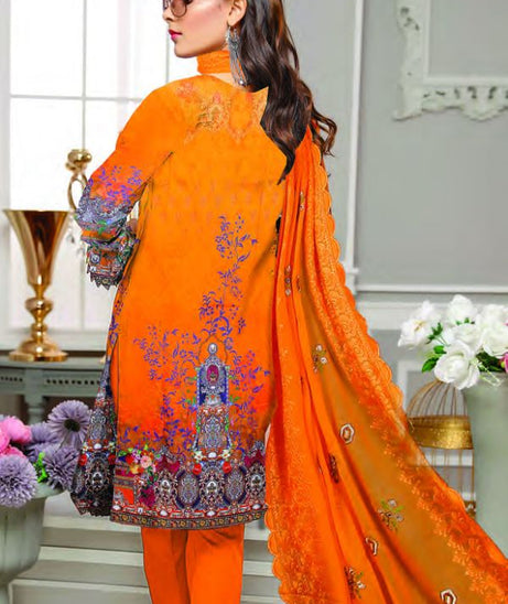 Zaib Tan Luxury Emb Lawn`22 (Vol-3) D#06