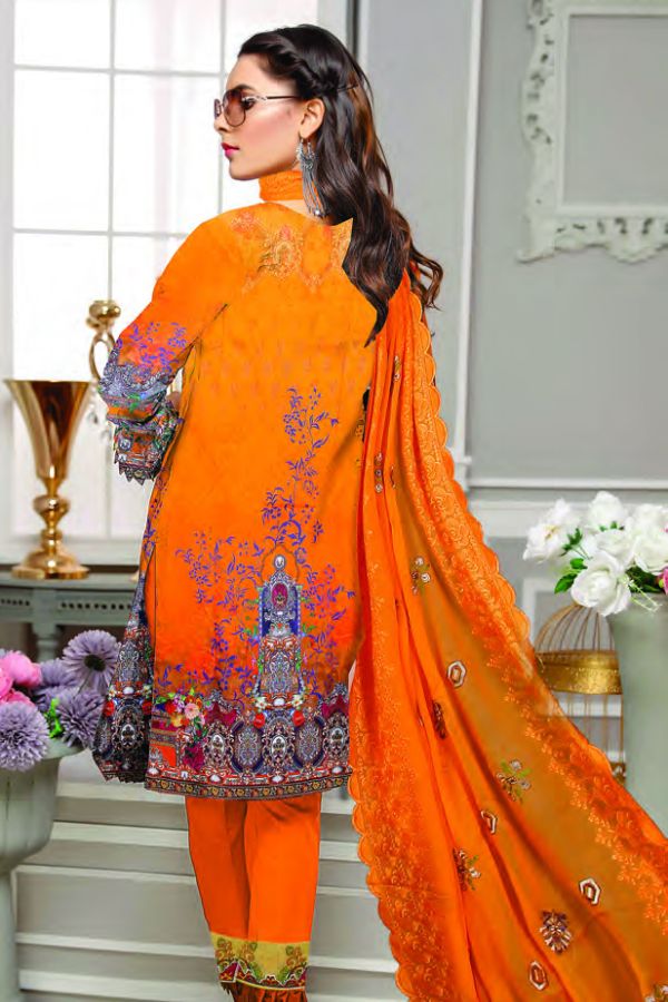 Zaib Tan Luxury Emb Lawn`22 (Vol-3) D#06