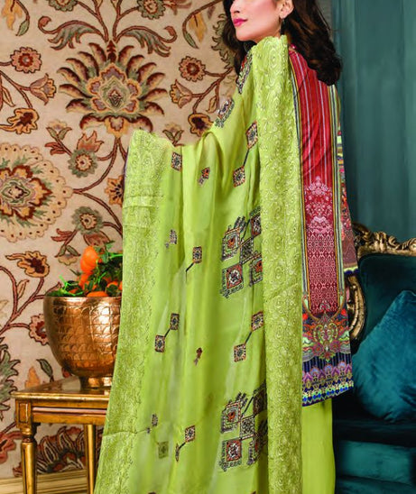 Zaib Tan Luxury Emb Lawn`22 (Vol-3) D#08