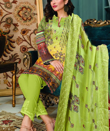 Zaib Tan Luxury Emb Lawn`22 (Vol-3) D#08