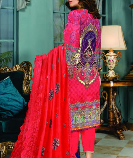 Zaib Tan Luxury Emb Lawn`22 (Vol-3) D#09