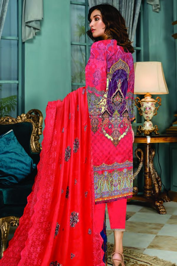 Zaib Tan Luxury Emb Lawn`22 (Vol-3) D#09