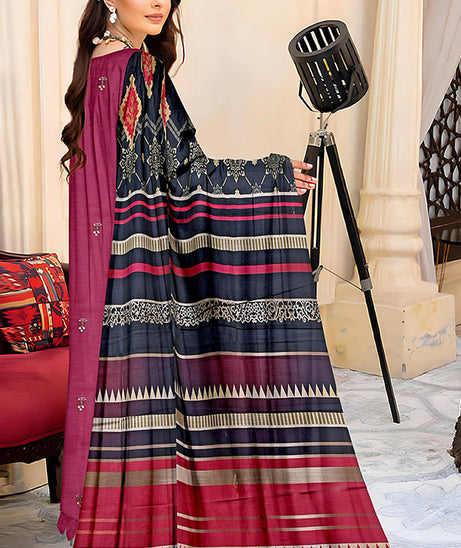 Zaib Tan Emb S/Khaddar`25 V-505 D#02