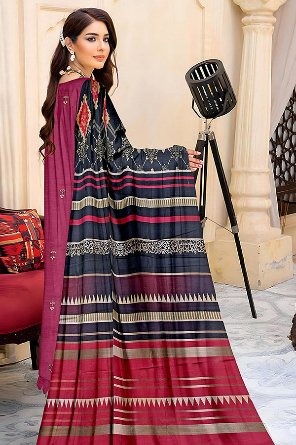 Zaib Tan Emb S/Khaddar`25 V-505 D#02