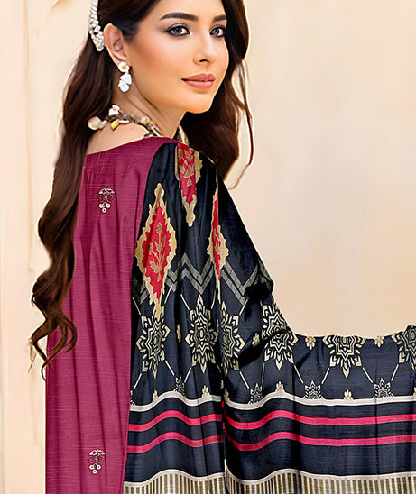 Zaib Tan Emb S/Khaddar`25 V-505 D#02