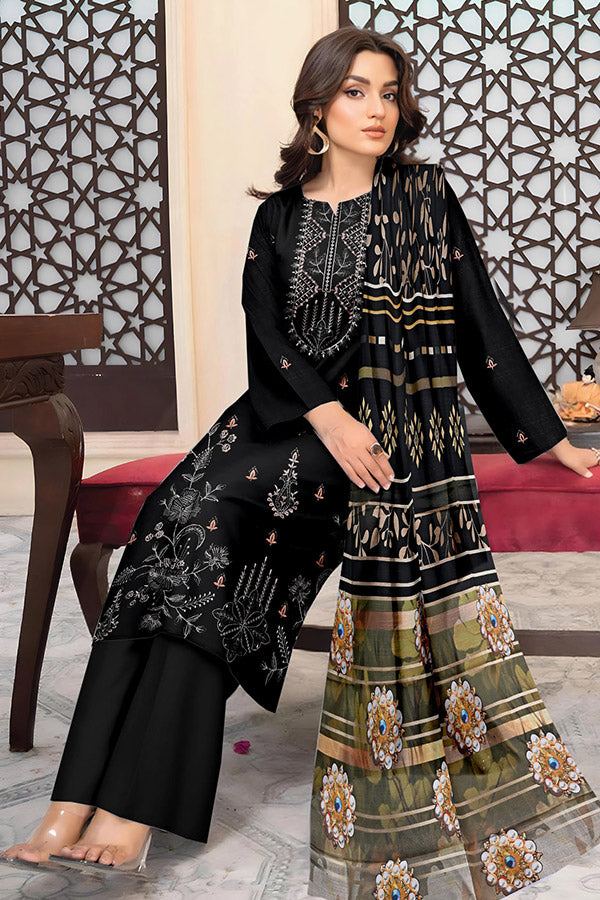 Zaib Tan Emb S/Khaddar`25 V-505 D#03