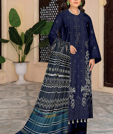 Zaib Tan Emb S/Khaddar`25 V-505 D#06