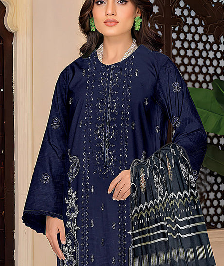 Zaib Tan Emb S/Khaddar`25 V-505 D#06