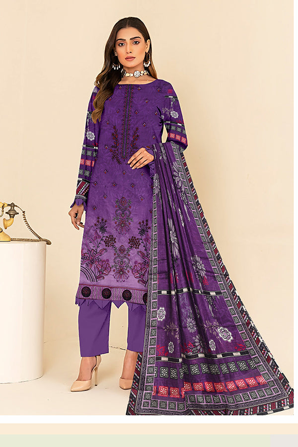 Zaib Tan Luxury Emb Lawn`25 D # 01