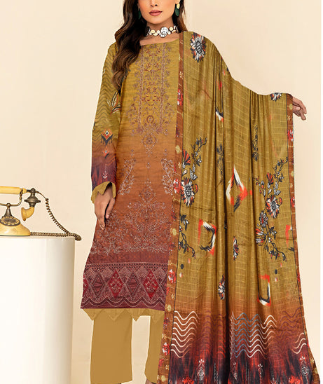 Zaib Tan Luxury Emb Lawn`25 D # 02