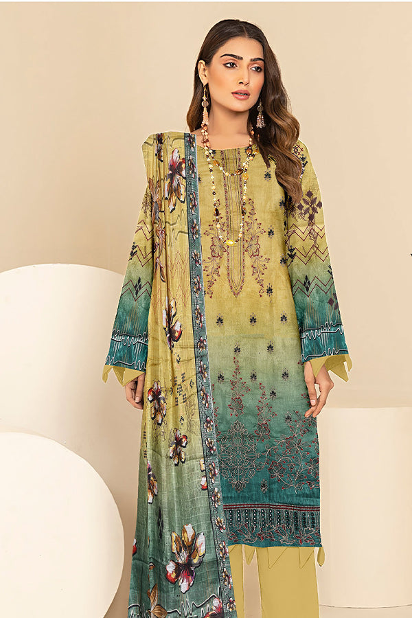 Zaib Tan Luxury Emb Lawn`25 D # 04