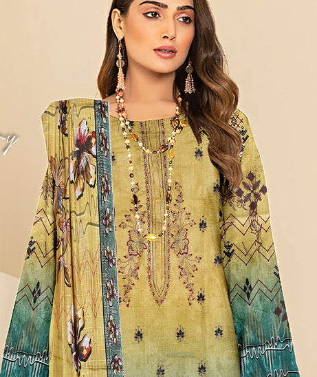 Zaib Tan Luxury Emb Lawn`25 D # 04