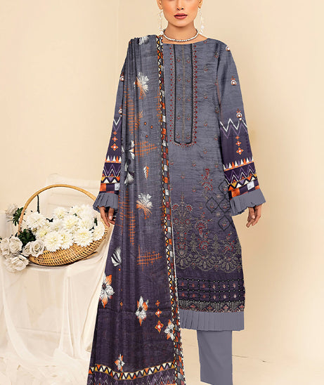 Zaib Tan Luxury Emb Lawn`25 D # 05