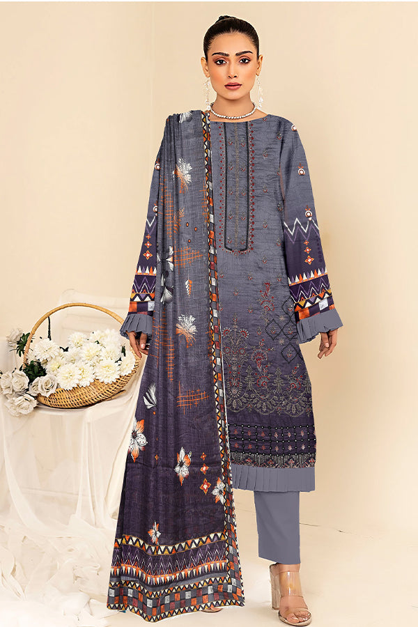Zaib Tan Luxury Emb Lawn`25 D # 05