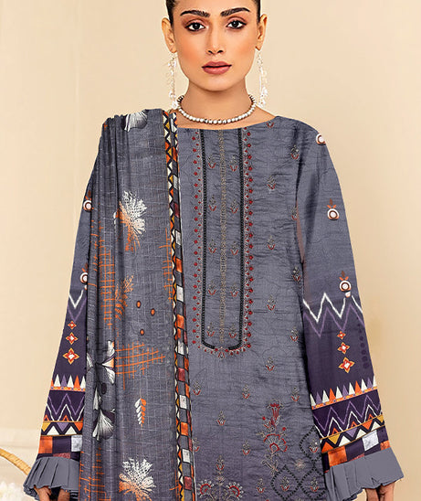 Zaib Tan Luxury Emb Lawn`25 D # 05