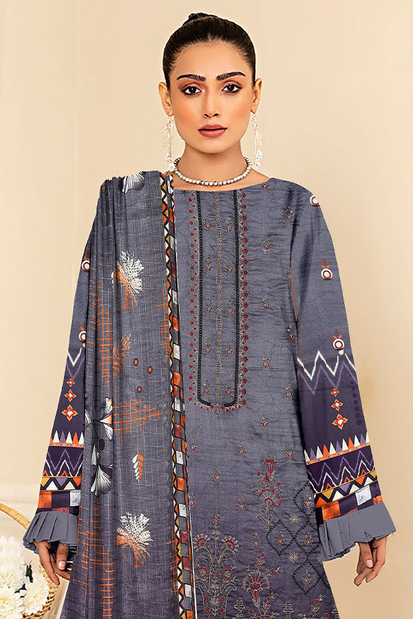 Zaib Tan Luxury Emb Lawn`25 D # 05