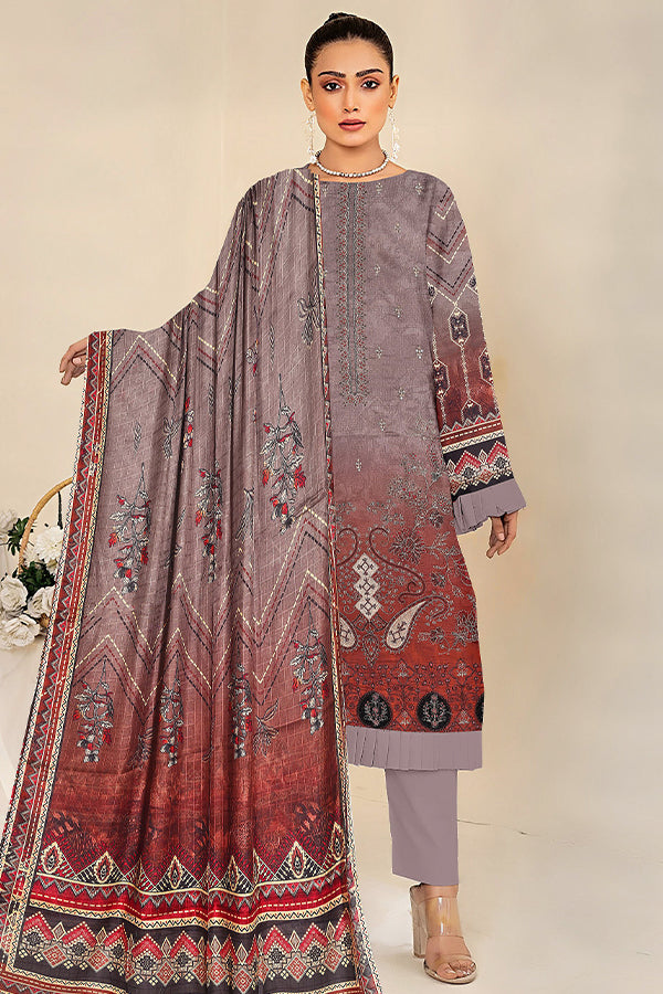 Zaib Tan Luxury Emb Lawn`25 D # 07