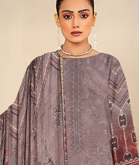 Zaib Tan Luxury Emb Lawn`25 D # 07