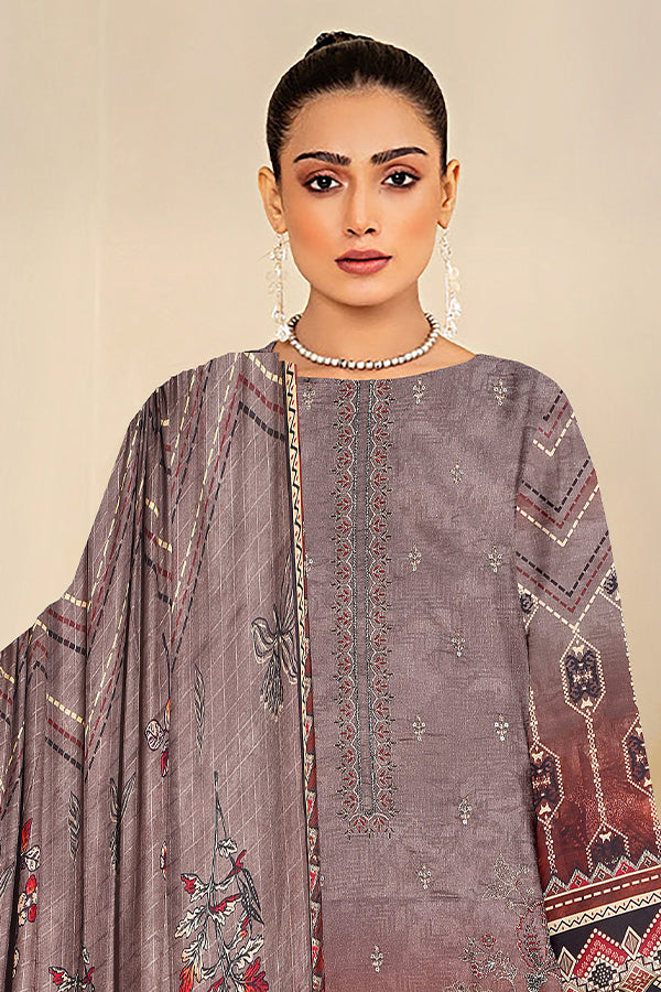 Zaib Tan Luxury Emb Lawn`25 D # 07