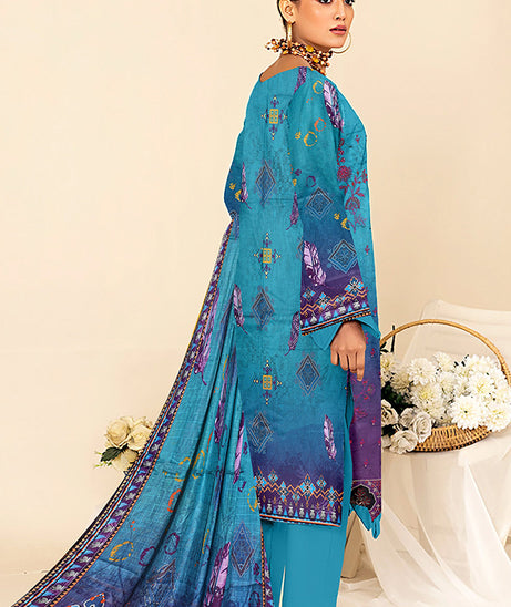 Zaib Tan Luxury Emb Lawn`25 D # 08