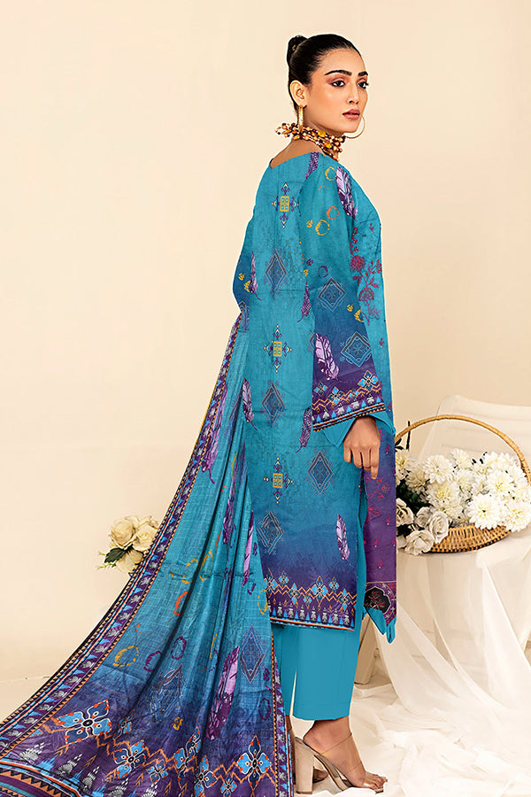 Zaib Tan Luxury Emb Lawn`25 D # 08