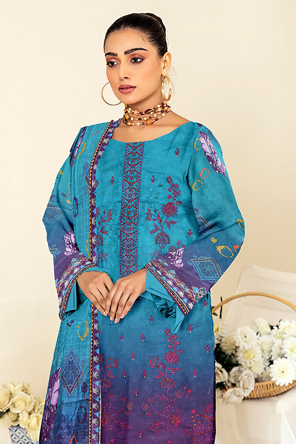 Zaib Tan Luxury Emb Lawn`25 D # 08