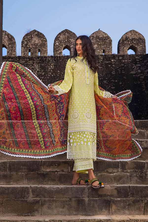Zainab Chottani Chikankari Lawn`22 D#10B