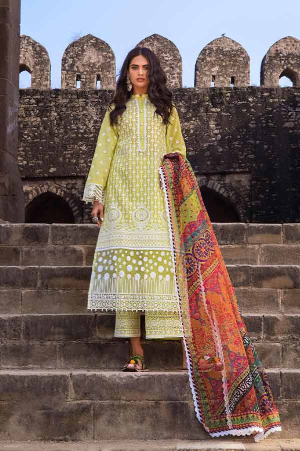 Zainab Chottani Chikankari Lawn`22 D#10B