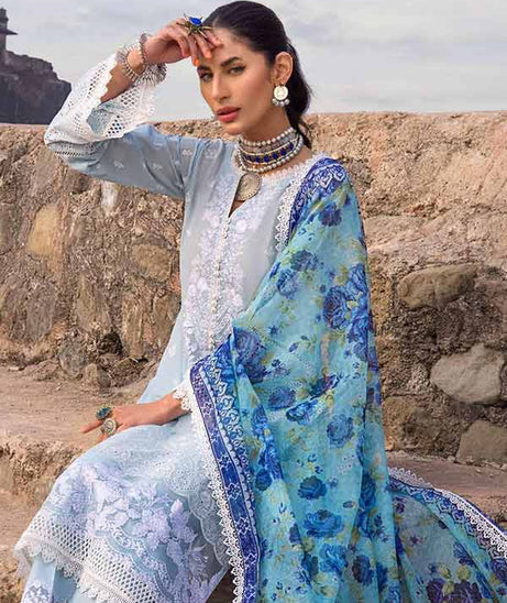 Zainab Chottani Chikankari Lawn`22 D#1B