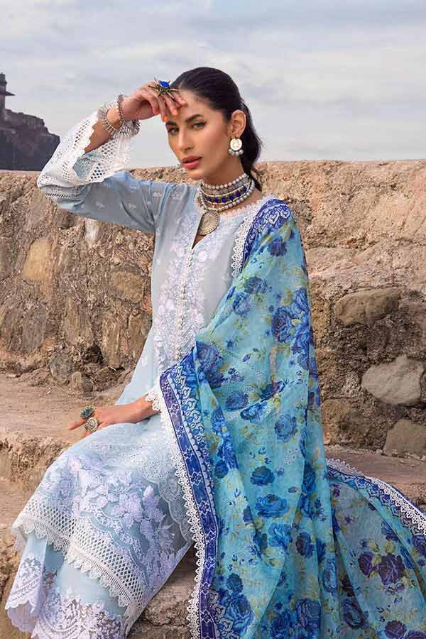 Zainab Chottani Chikankari Lawn`22 D#1B