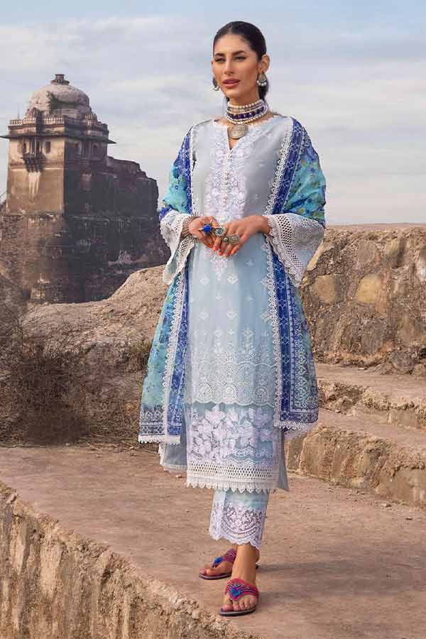 Zainab Chottani Chikankari Lawn`22 D#1B