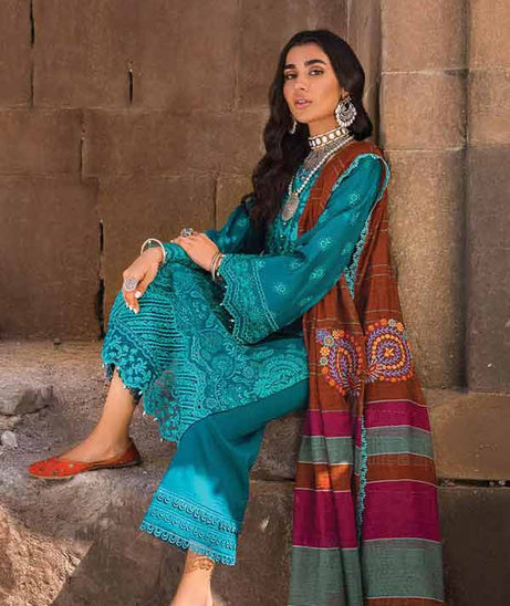 Zainab Chottani Chikankari Lawn`22 D#2A