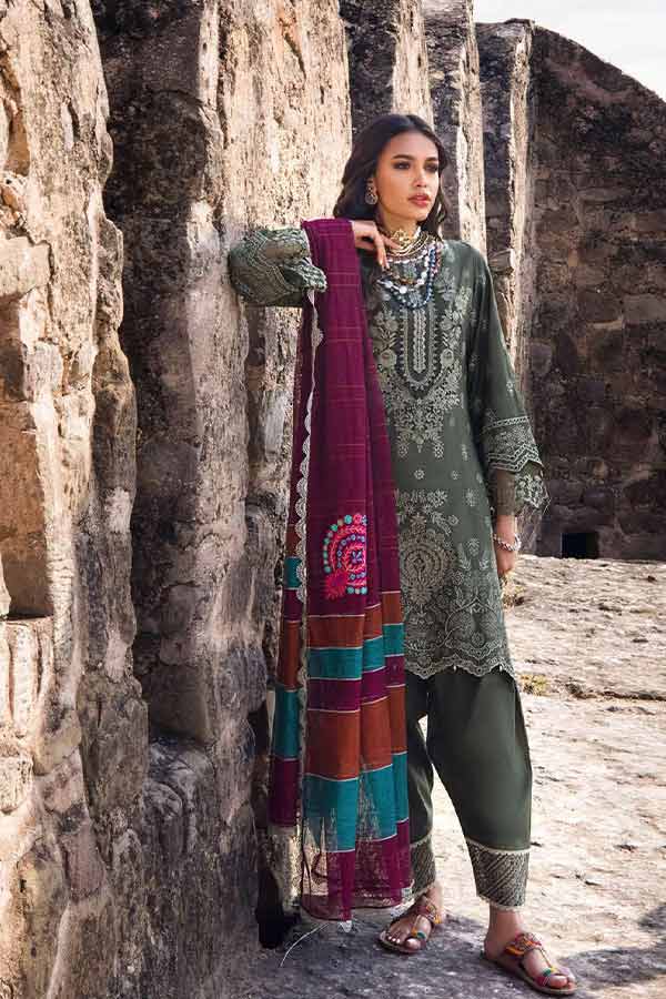Zainab Chottani Chikankari Lawn`22 D#2B