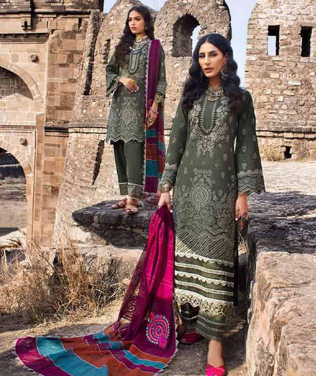 Zainab Chottani Chikankari Lawn`22 D#2B