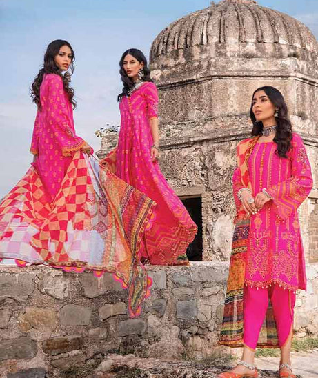 Zainab Chottani Chikankari Lawn`22 D#3A