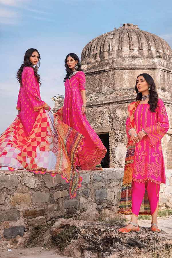 Zainab Chottani Chikankari Lawn`22 D#3A