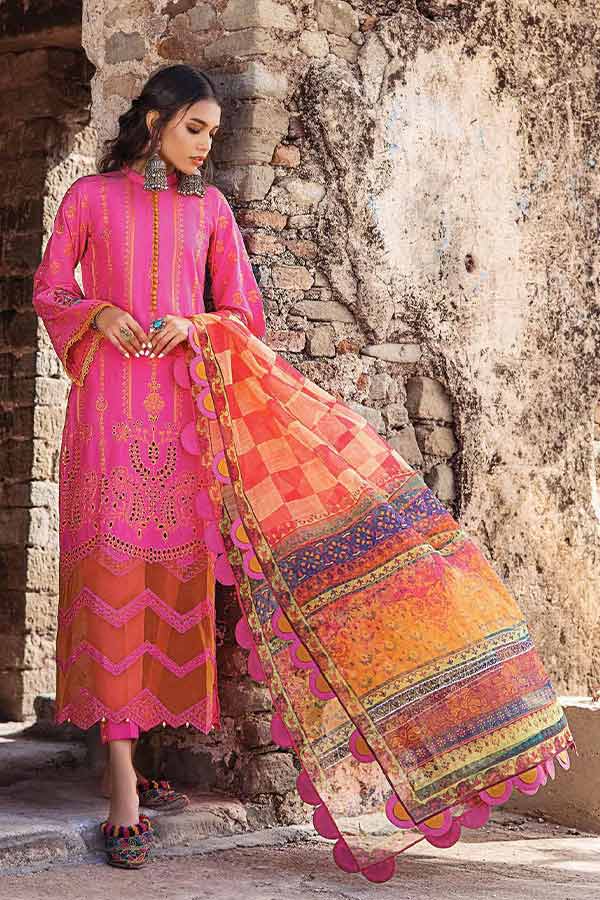 Zainab Chottani Chikankari Lawn`22 D#3A