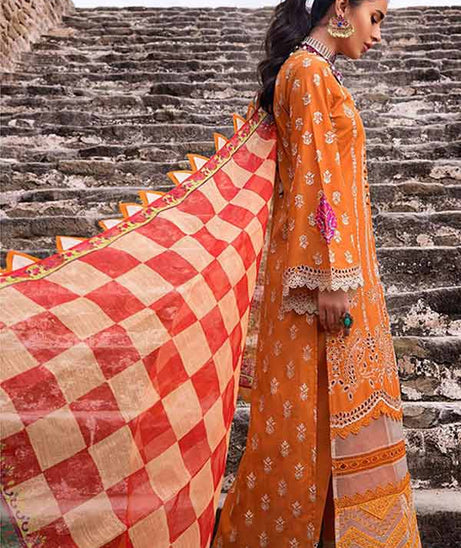 Zainab Chottani Chikankari Lawn`22 D#3B