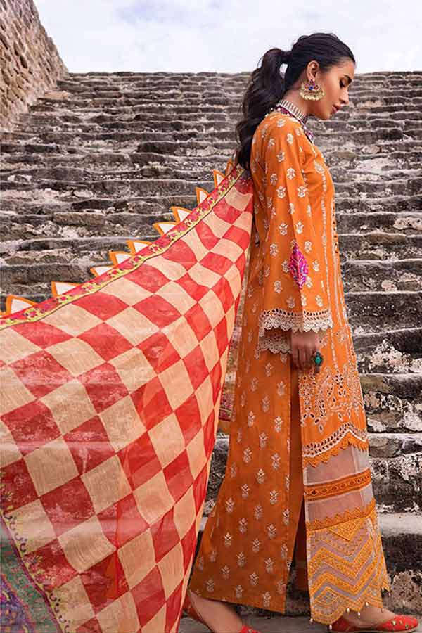 Zainab Chottani Chikankari Lawn`22 D#3B