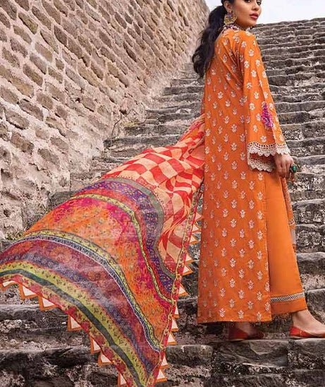 Zainab Chottani Chikankari Lawn`22 D#3B