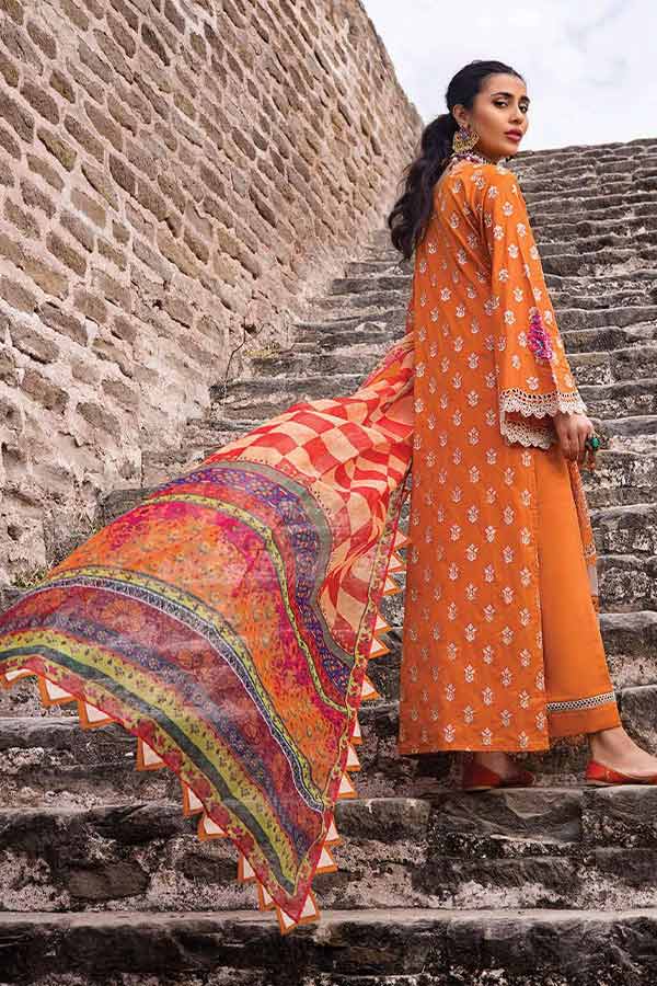 Zainab Chottani Chikankari Lawn`22 D#3B