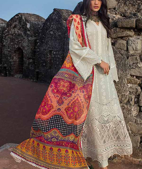 Zainab Chottani Chikankari Lawn`22 D#5A